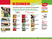 Tablet Screenshot of kohnen.de